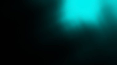 Sun blue rays light isolated on black background. Blur spotlight texture overlays. Stock illustration.