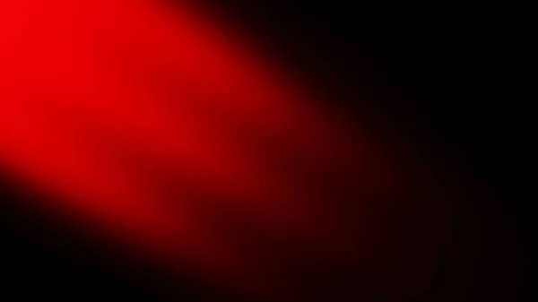Nap vörös sugarak fény elszigetelt fekete háttérrel. Homályos reflektorfény textúra fedők. Készletillusztráció. — Stock Fotó