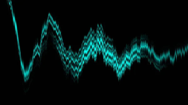 Audio digitale equalizer technologie, puls muzikaal. Samenvatting van de geluidsgolf. Voorraadillustratie. — Stockfoto