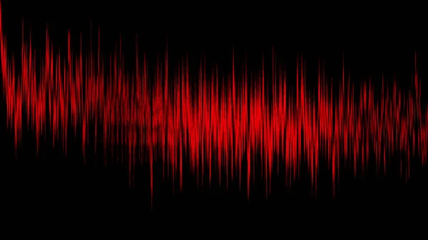 Tecnologia de equalizador digital de áudio, música de pulso. Abstrato da onda sonora. Ilustração das existências . — Fotografia de Stock