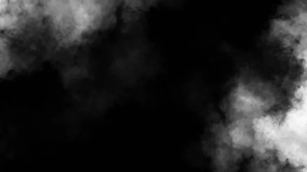 Fekete Háttér Köd Pára Hatása Füst Textúra Matricák — Stock Fotó