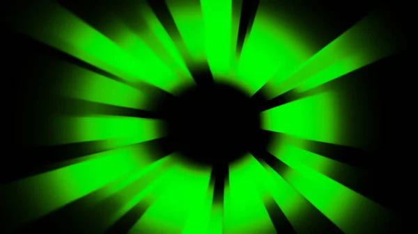 Göttlich Grünes Sonnenlicht Scheint Durch Den Weltraum Die Strahlen Strahlen — Stockfoto