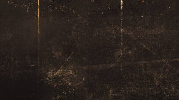 Texture of scratches, chips, scuffs, dirt on old aged surface . Old, vintage film effect overlays. Stock illustration.