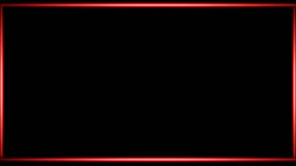 Неоновый Стеклянный Баннер Электрический Сияющий Эффект Светящаяся Граница Рамка Клуба — стоковое фото