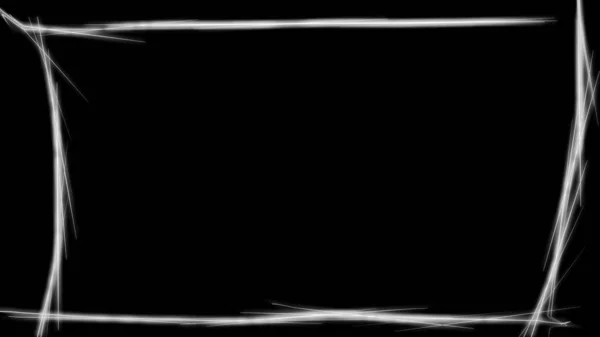 Неоновий Скляний Екран Банер Електричний Сяючий Ефект Світлова Межа Рамка — стокове фото