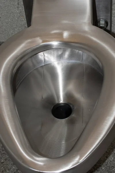 Toilet Siram Adalah Bagian Penting Dari Perangkat Keras Amerika Serikat — Stok Foto