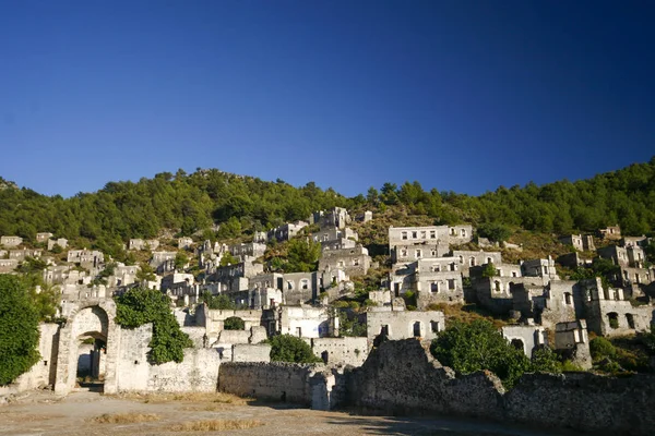 Antik Kayakoy kenti, Fethiye Mugla hindiyle