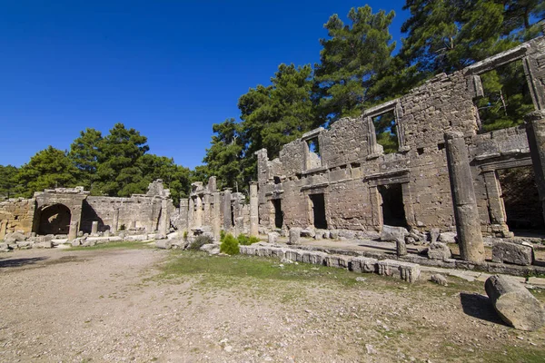 Antica città Seleukeia a Manavgat, in Turchia — Foto Stock