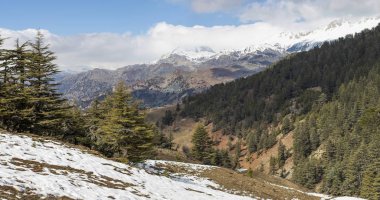 Antalya 'da Karlı Dağlar ve Orman Zirvesi