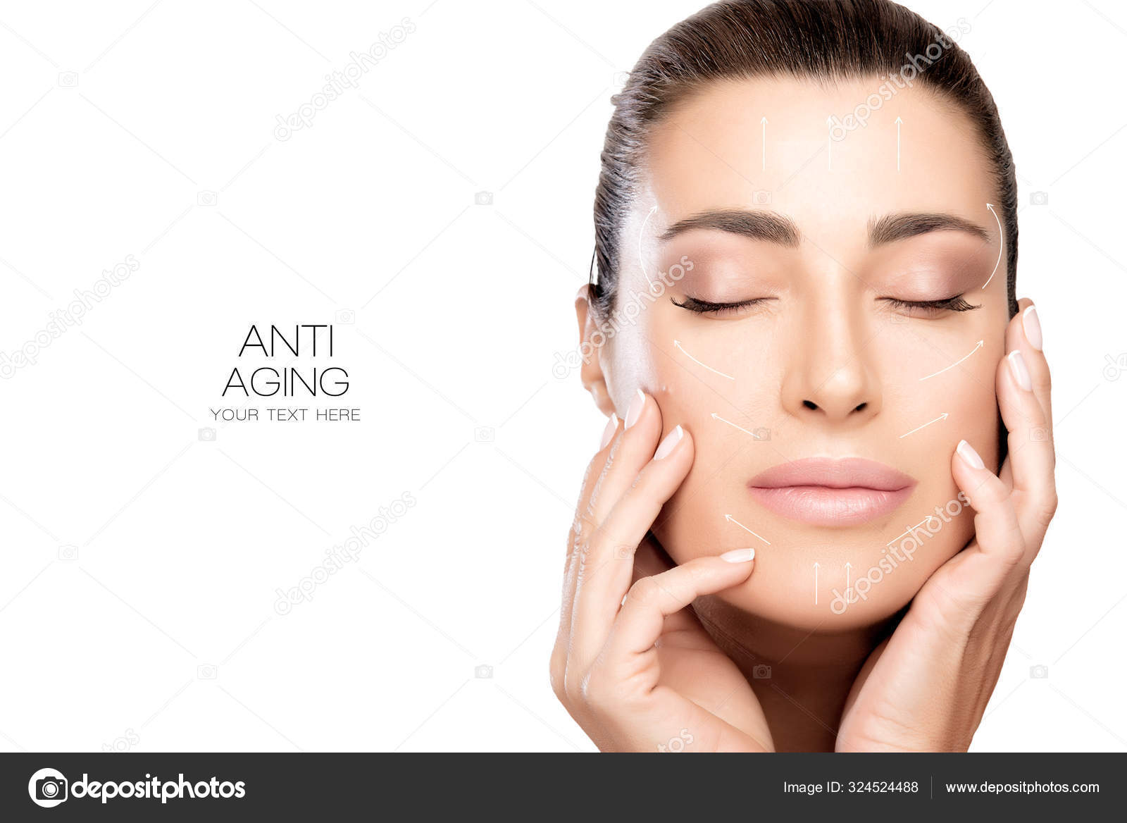 aging face cheeks