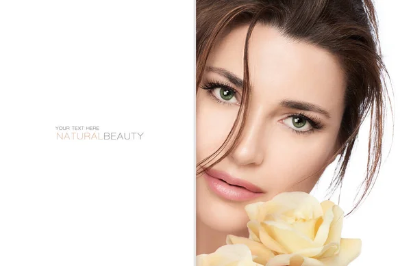 Concepto de belleza natural y cosmética biológica — Foto de Stock