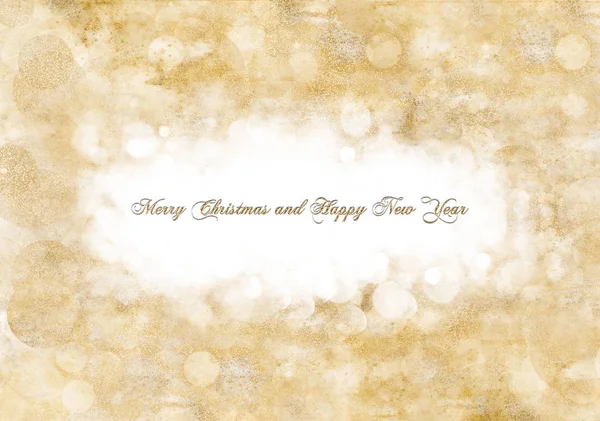 Christmas card with a glittering party bokeh. Greeting card — Stock Photo, Image