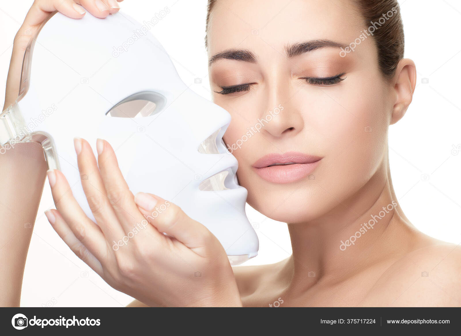 Download Led Face Mask Stock Photos Royalty Free Led Face Mask Images Depositphotos PSD Mockup Templates