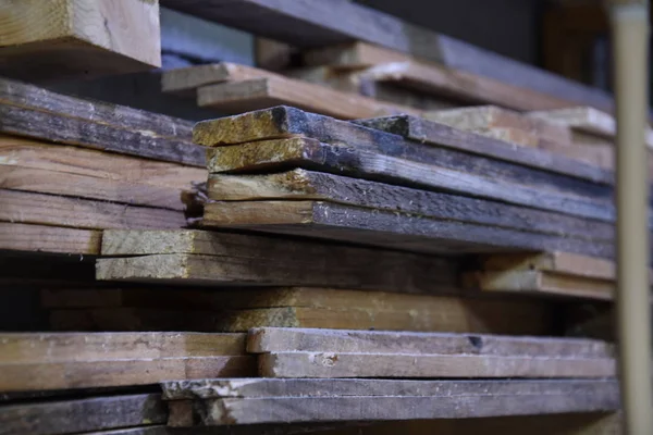 Woodwork Drying Wood Preparing Work — ストック写真