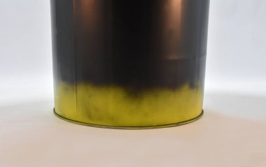 Fıçı kahve masasını yeniledim ve boyadım.