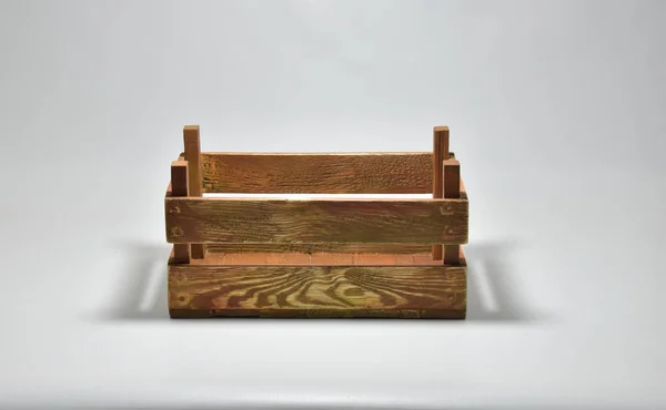 手工制作的木箱复古风格 — 图库照片