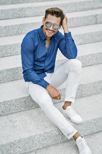 Fashion male model — Stock Photo, Image