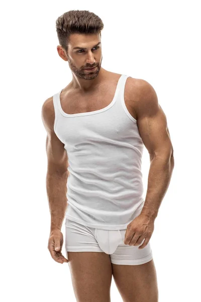 Sexy modelo masculino en ropa interior —  Fotos de Stock