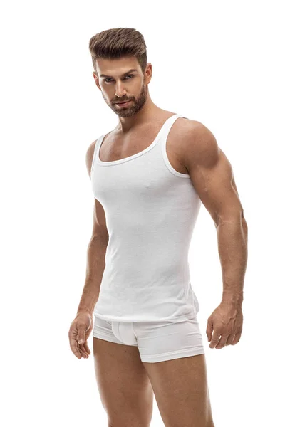 Sexy modelo masculino en ropa interior —  Fotos de Stock