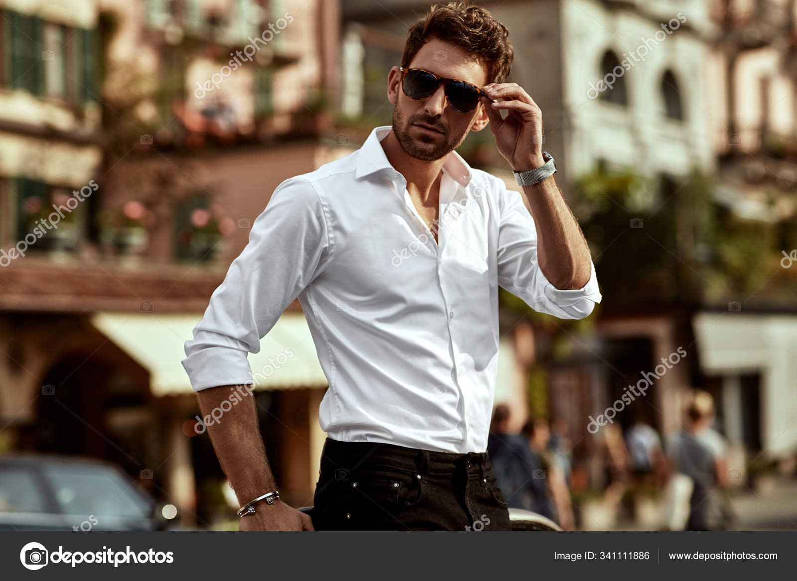 Sunglasses on shirt hotsell