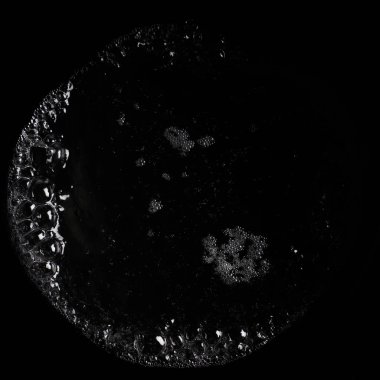 Ot pişirmek için sentetik köpük, yukarıdan bakıldığında.