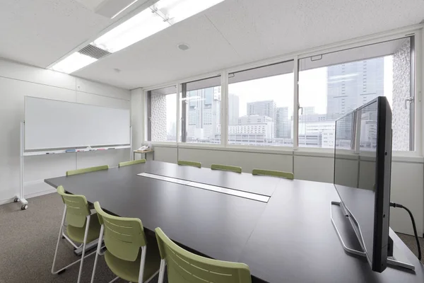 一个日本会议室的图像 — 图库照片