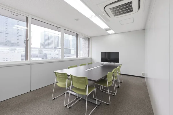 一个日本会议室的图像 — 图库照片