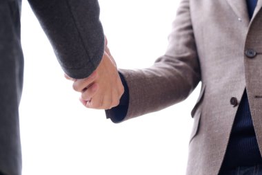 Japon halkının açık havada el sıkışması.