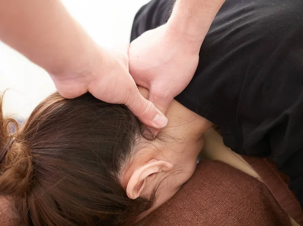 Image Der Chiropraktik Chiropraktik Und Massage — Stockfoto