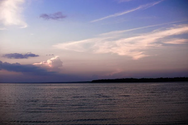 Muar nehri manzarası, Johor, Malezya — Stok fotoğraf