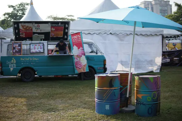 Putrajaya, Malezya - 30 Mart 2019. 10. Putrajaya Uluslararası Sıcak Hava Balonu Festivali 'nde Sıcak Hava Balonları.