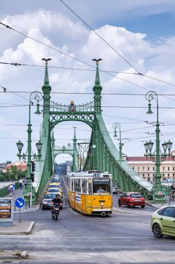 Tuna üzerinde özgürlük köprüde trafik