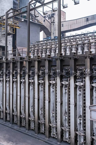 Series coke ovens on the coke battery — Stock Photo, Image