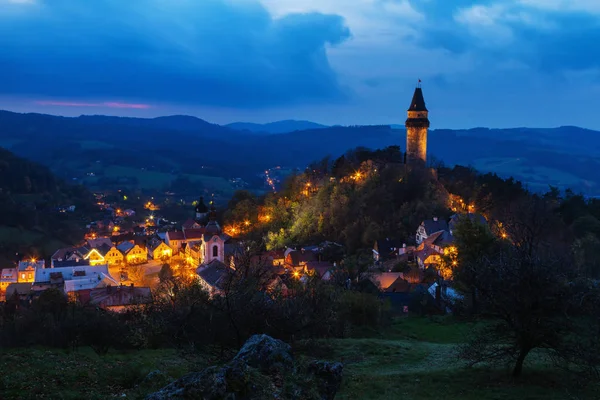 Bethléem Morave Stramberk Crépuscule Automne — Photo