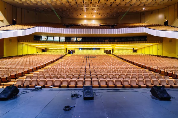 Praag Tsjechië Juli 2016 Interieur Van Conferentie Concertzaal Theater Met Stockafbeelding