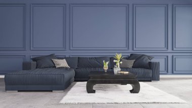 Ev, ofis ve otel için dekoratif bir geçmiş. Modern iç mimari oturma odası dokusu arka plan ve bitkiler.. 