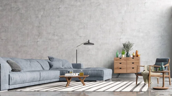 Modern Interior Design Living Room Apartment House Office Comfortable Sofa — Stock Photo, Image