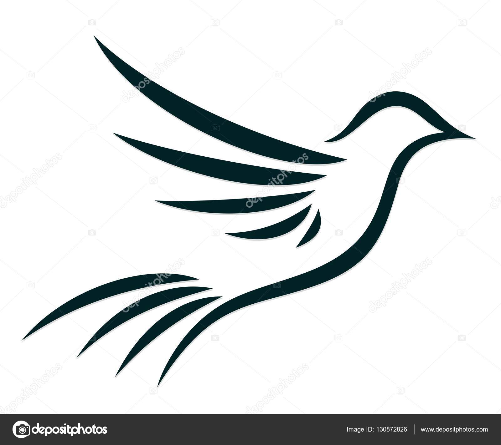 Logo Du Vol Des Oiseaux Image Vectorielle Designeran