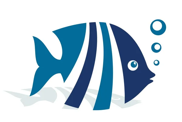 Logo peces abstractos . — Vector de stock