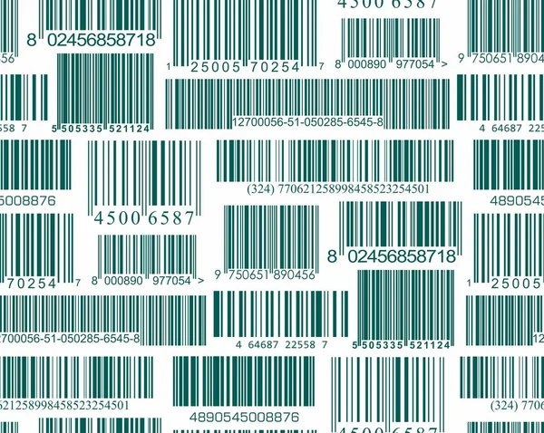 Achtergrond met barcodes. — Stockvector