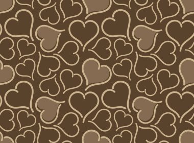 Kalpleri olan kusursuz bir arkaplan. 