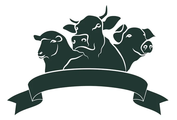Le logo de la ferme . — Image vectorielle
