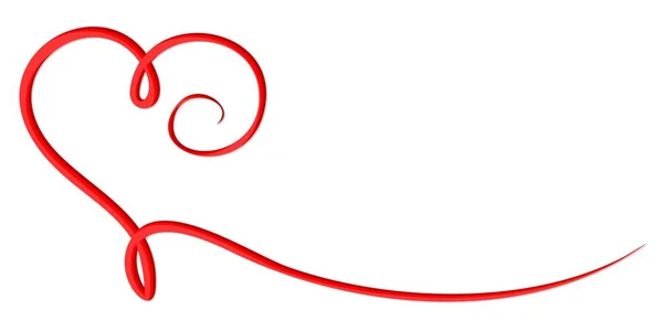 様式化された心のロゴ. — ストックベクタ