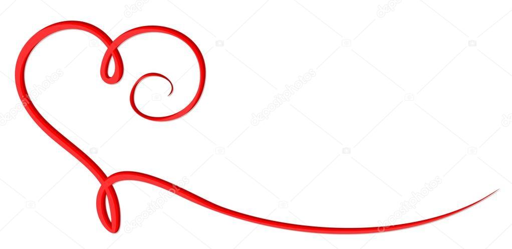 Logo of stylized heart. 