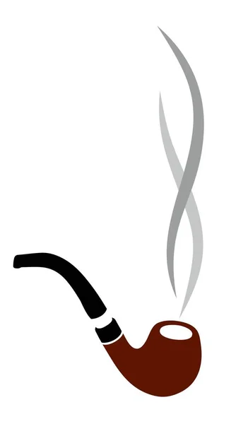 Logo tabak pijp. — Stockvector