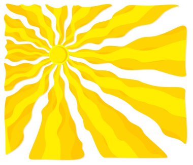 Parlak yaz güneşi.