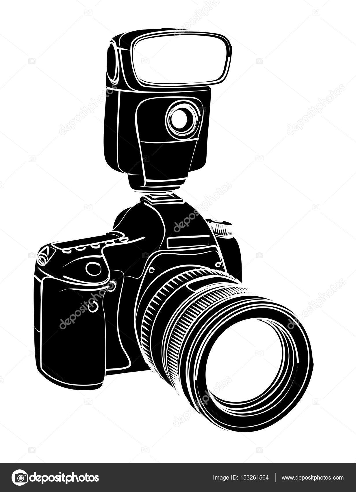 Camera Flash Illustration