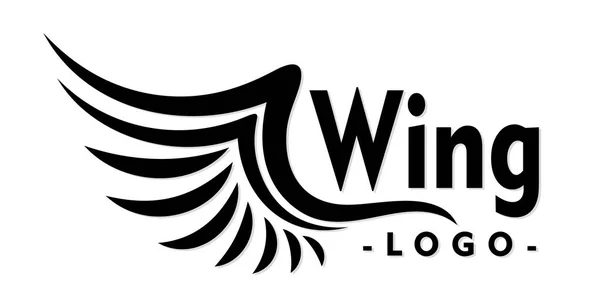 Λογότυπο των φτερών πουλιών. — Διανυσματικό Αρχείο