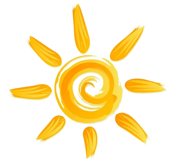 O logotipo do sol . —  Vetores de Stock