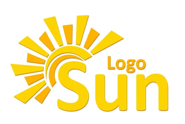 Das Sonne-Logo. — Stockvektor